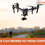 how far can drones fly from controller